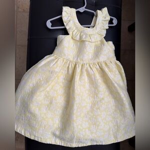 💛Janie and Jack Floral Jacquard Dress